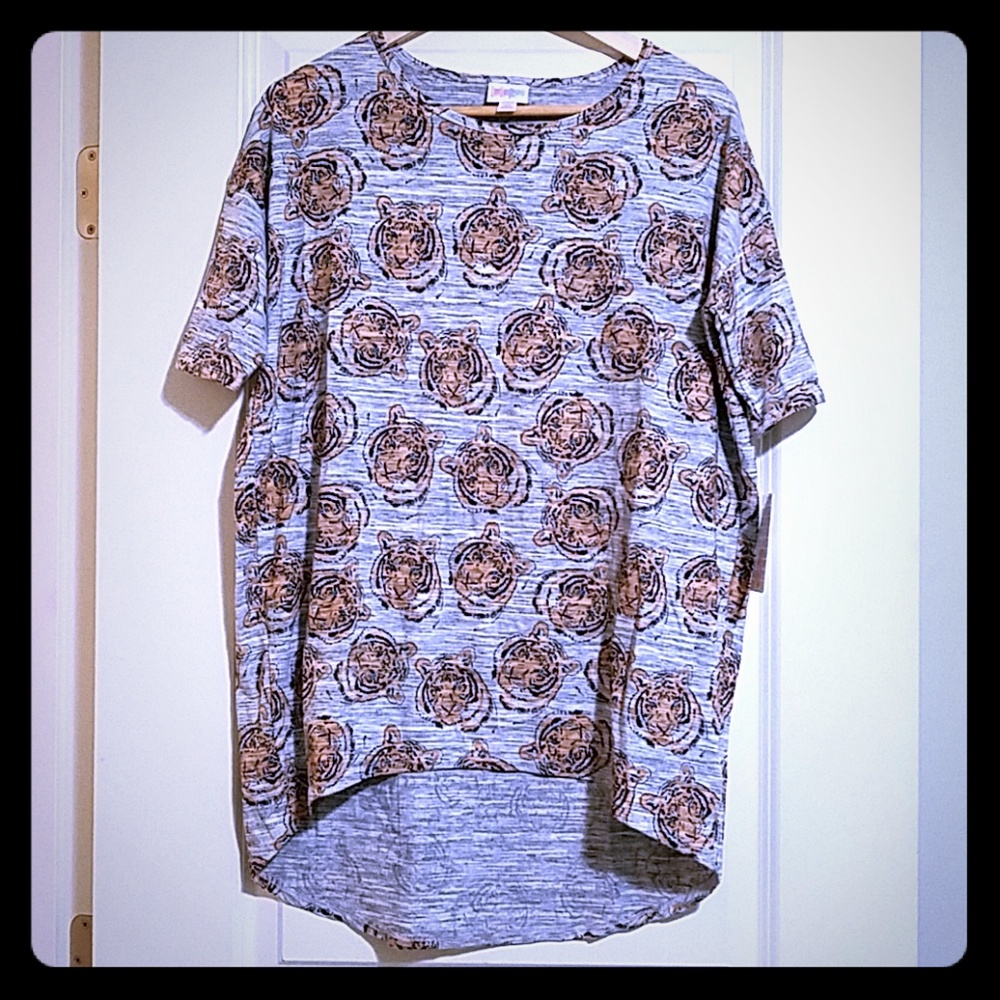 LuLaRoe Tiger Irma Tunic
